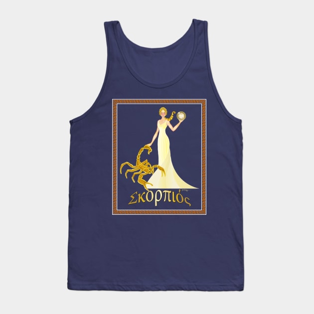 Horoscope Goddesses-Scorpio Tank Top by amadeuxway